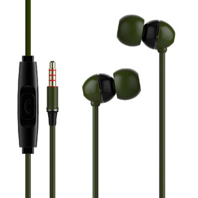 China VK- MT4 Free Sample In-ear Headset 1.2M High Fidelity 3.5mm Earphone With Mic Wired Earphone Headphone for sale