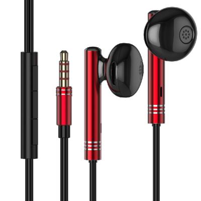 China Free Sample ST1B In-Ear Headset 1.2M High Fidelity 3.5mm Earphone With Mic Wired Earphone Headphone for sale