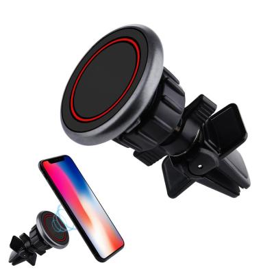 China Wholesale Universal Magnetic Adjustable Air Vent Car Mount Phone Holder 360 Rotate For Mobile Phone Holder for sale