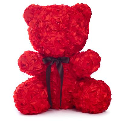 China High Quality Environmental Friendly Red Strong And Durable Plastic Plush Toy For Wedding Party soft for sale