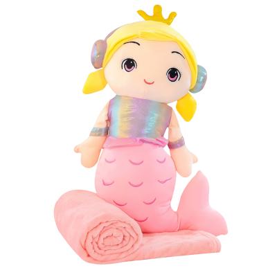 China High Quality Eco-friendly Luxury 75cm Unisex Stretch Environmental Protection Plush Mermaid Soft Toy for sale