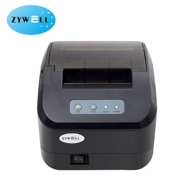 China Printer Manufacturer ZYWELL 80mm Professional Black And White Barcode Printer Label Printer Manufacturer ZYWELL 80mm Label With Cutter for sale