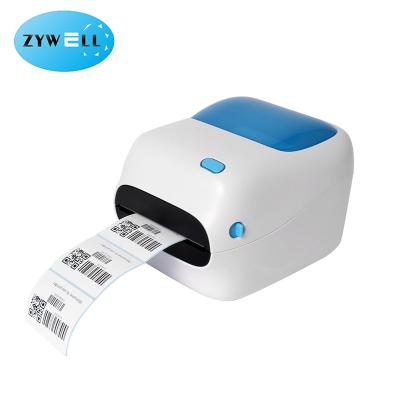 China Impresora Trmica Black and White Desktop Thermal Shipping Label Printer 4x6 Waybill Sticker Printer with Paper Bin for sale