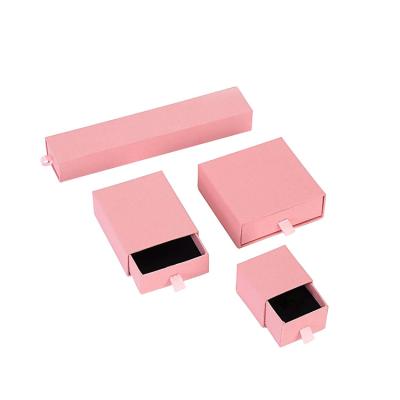 China Eco-Friendly Boxes For Jewelry Paper Box Slide Clear Plastic Cardboard Gift Bags And Big Leather Necklace Suppliers for sale