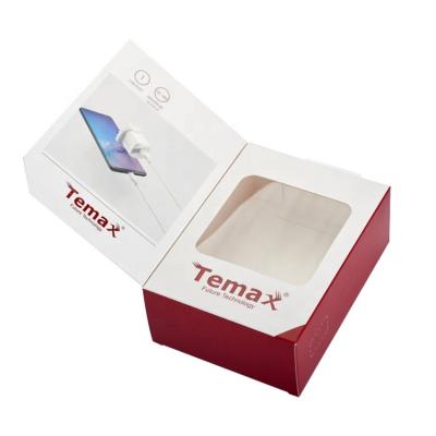 China Handmade Electronic Product Paper Packaging Box Charger Power Packaging Boxes for sale