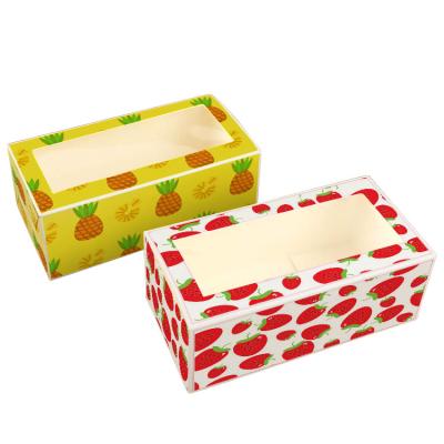 China Cajas Reciclables Para Cupcakes Handmade Cake Boxes Cupcake 10 x 5 100Pieces For Sale Wholesale Medium Christmas Box With Window for sale