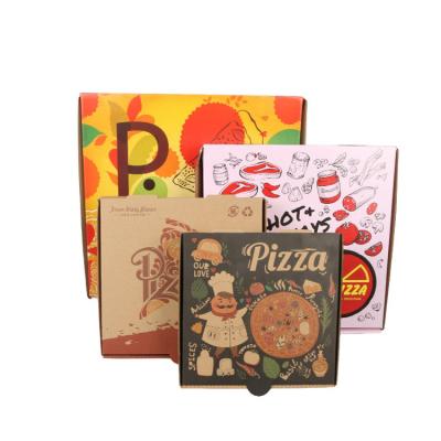 China Cheap Recycled Materials Pizza Boxes Pizza Boxes Paper Delivery Supplier Custom Printed 14 Inch Round Printed For Auto Cartons Near Me Corrugated for sale