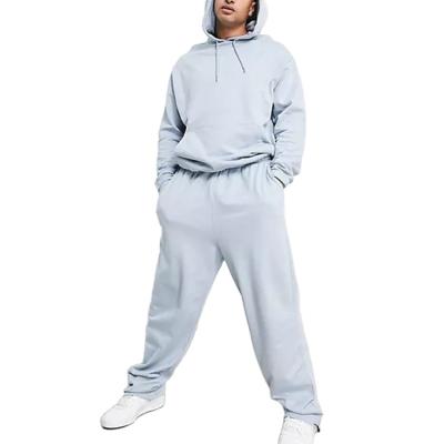 China Breathable high quality wholesale custom made sweatpants factory price unisex sweatpants and hoodie two piece set for men for sale