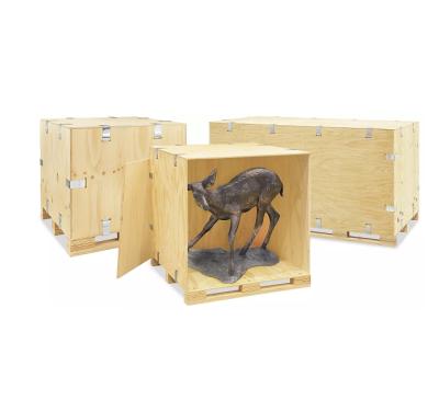 China Recyclable Logistics Transport Export Packaging LED Display Wooden Box Standard Box for sale