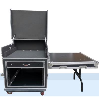 China Black DJ Flight Top Equipment Carrying Case Aluminum DJ CASE Performance Case for sale