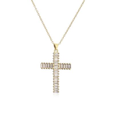 China Environmental Friendly Jewelry Egyptian Cross Hip Hop Pendant Necklace For Women for sale