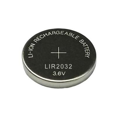 China 3.6V lithium ion button cell LIR2032 for sale