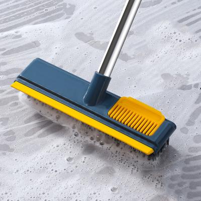 China Viable Two-in-one dead-end floor brush cleaning crevice brush home hard bristle brush scratch dual-use for sale