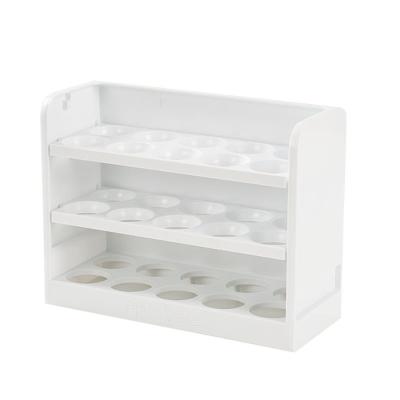 China Freshness Keeping Kitchen Egg Storage Box Refrigerator Drawer Organizer Fridge Organizer Egg Storage Container Bins for sale