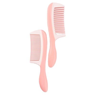 China Waterproof Travel Hotel Use Anti-Static Hair Comb Carbon Wave Tooth Hair Comb Wide Hair Cutting Comb for sale