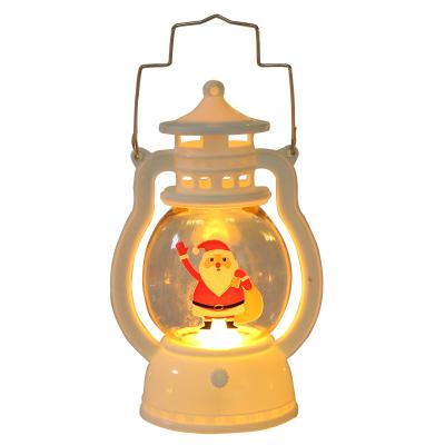 China Christamas Home Decoration Christmas Candle Lantern Outdoor Portable Handle Lights Wholesale LED Small Bright Kerosene Lamp for sale