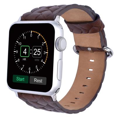 China Fashion For Apple Watch Leather Band 38mm/42mm, Genuine Leather Watch Band For Apple Watch Strap for sale