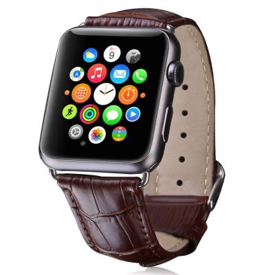 China Fashion Replacement Strap Wrist Watch Band Strap Leather Belt For iWatch Apple Watch Band Leather for sale