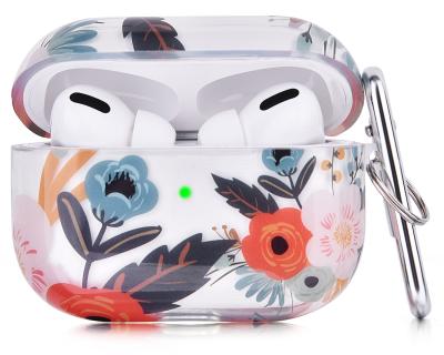 China For Apple Airpod Pro Case For Airpod Pro Case Cover Skin, Cute Flower Customized Printing Transparent Clear Cover For Airpod 3 for sale