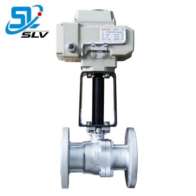 China General Sanitary Stainless Steel Industry Sanitary Motorized High Temperature Ball Valve for sale