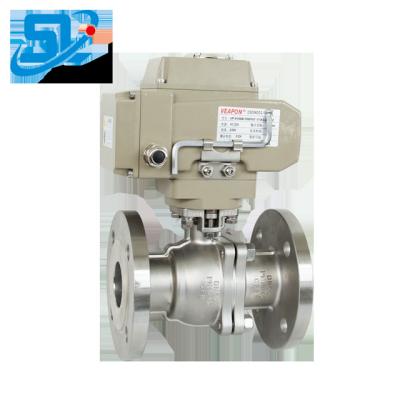 China General Suppliers Stainless Steel Ball Flange 1000 Chinese Valve Electric Actuator Control For Water Diesel Fuel Steam for sale