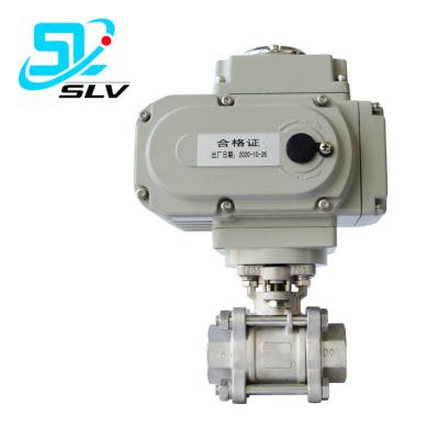 China OEM China General Supplier Electric Stainless Steel Ball Valve Normally Open Controller For Diesel Fuel Water for sale