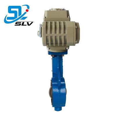 China General Motorized Control Actuator Plastic Pressure Regulating Electron Motorized On/Off Butterfly Valve for sale