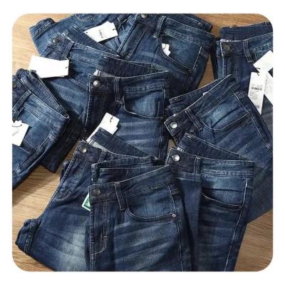 China Fashionable Used Clothing dlo stock cut label used jeans stock wholesale mixed stock cheap denim second hand high quality used pants for hombre man for sale