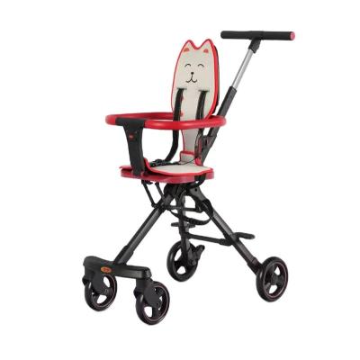 China 2021 Popular High Carbon Model Steel Frame Hot Sale Folding Lightweight Baby Stroller Baby Stroller China Factory for sale