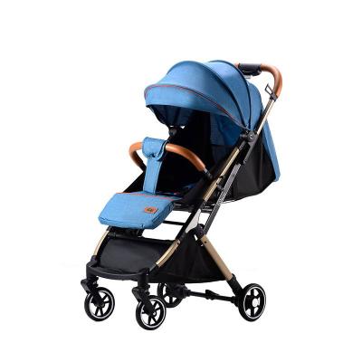 China Super Lightweight 2021 luxury baby stroller windproof waterproof saft baby stroller foldable stroller 3 in 1 for newborn for sale