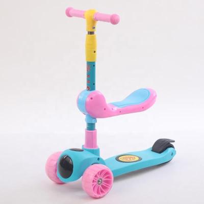 China Good Quality Child 3 Wheels Kids Portable Scooter Kids Kick Scooter With Seat for sale