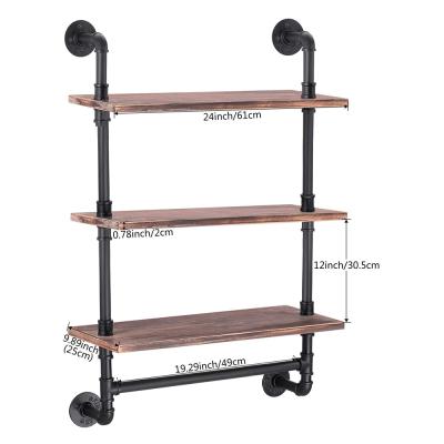 China Art Decor High Quality Wall Shelf Factory Price Wall Mount Shelves Wall Mounted Display Rack With Large Storage for sale