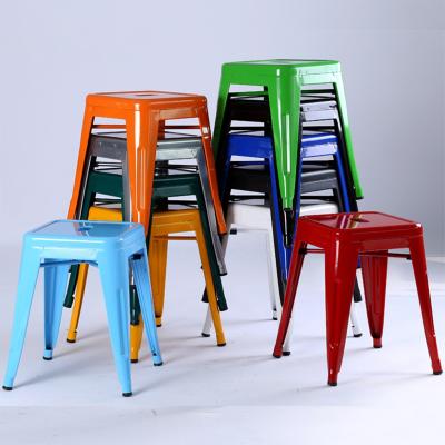 China Colorful Industrial Style Industrial Cast Iron Lounge Chairs Bar Chair Dining Chair For Bar Dining Table for sale