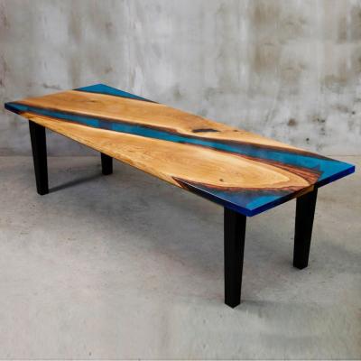 China Modern Luxury Creative High Quality Resin Table Top Resin Epoxy Furniture Dining Coffee Table Modern Dining Tables for sale