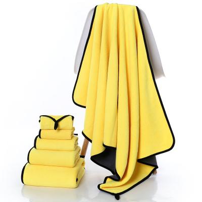 China Sustainable Wholesale absorbent towel Dog and cat bath with large bath towel and thick large pet towel for sale