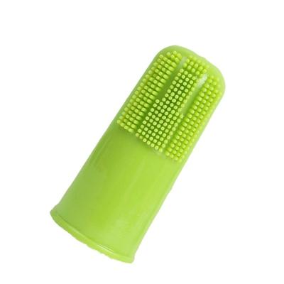 China Stocked Pet Toothbrush for Dog Teeth Cleaning Dog Finger brush Toothbrush Dog Tooth Brushing Finger Toothbrush for sale