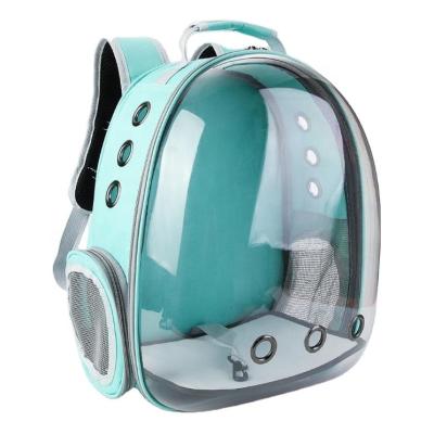 China Cats Backpack Outside Portable Transparent Space Capsule Pet Bag Cat Breathable Backpack Pet Carrier Bag for sale