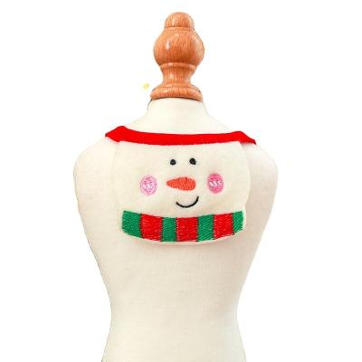 China Sustainable Wholesale Christmas holiday Christmas Snowman Santa Burp cloth pet clothing dog cat clothing for sale