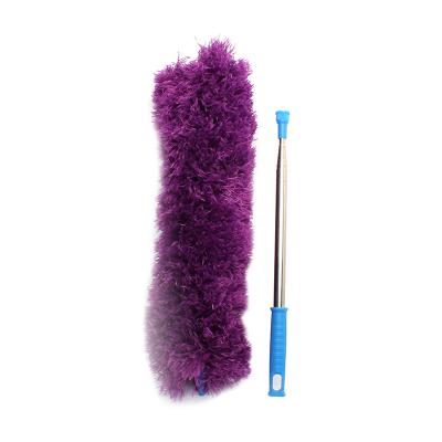 China Stretchable Househole Tool 2.4m Long Stainless Steel Ceiling Duster Cleaning Cloth for sale