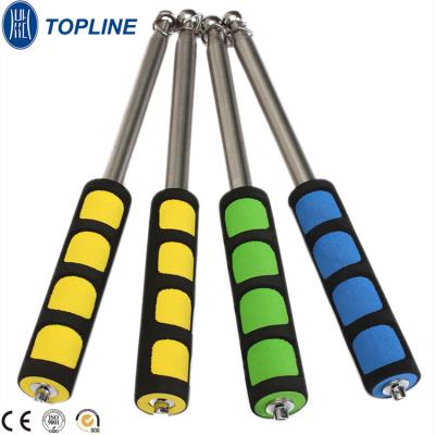 China FLY 1.54 Meters Advertising Folding Flagpole Flag Rod Hand Flag Flexible Flag Pole For Tour Guide for sale