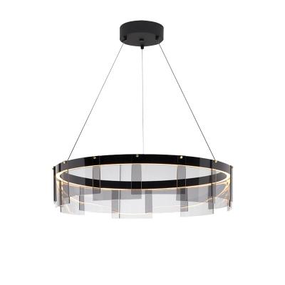 China Creative Modern Light Luxury Living Around Nordic Simple Art Designer Dining Room Bedroom Glass Chandelier for sale