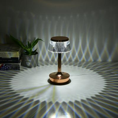 China Modern Creative Crystal Light Touch Bedroom Bedside Mushroom Lamp Table Atmosphere Fill Light Modern Night Led Lamps for sale