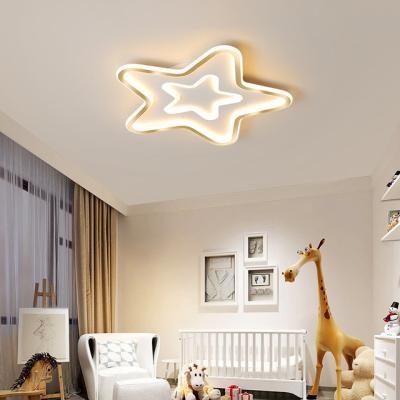 China Surface Mounted Modern Minimalist LED Kids Room Star Ceiling Light for sale