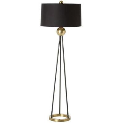 China Hot sale fashion luxury modern simple black three legged floor lamp for office, hotel for sale