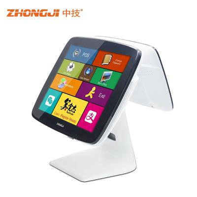 China Business Capacitive Touch Screen Show LCD Panel POS System With 11.6 Inch Customer Display for sale