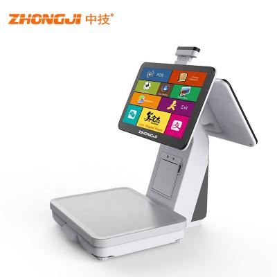 China Supermarket POS Scale With Printer Scale Electronic Digital POS TS9 for sale