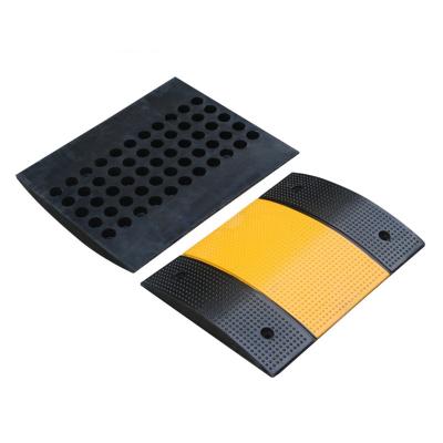 China Wear-resistance rubber speed bumps, durable deceleration to ensure road safety speed bumps for sale