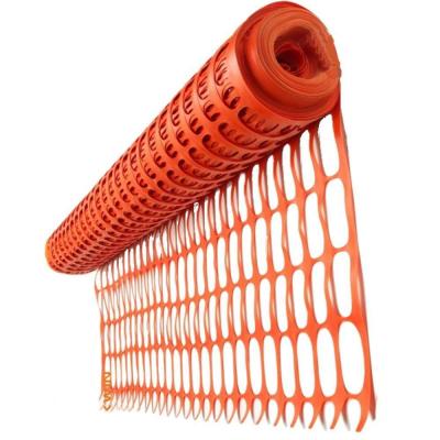 China Protective Durable Plastic Coated HDPE Wire Netting Field Construction Fence for sale