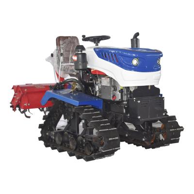 China Farm Work Machinery Direct Wholesale Small Tractor 4x4 Mini Farm 25 HP Water Morning Shoes With a Rotary Cultivator for sale