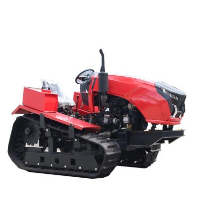 China Farm Work Machinery Medium crawler rotary tiller multi-functional tractor household cultivator water and drought dual-purpose small tractor for sale